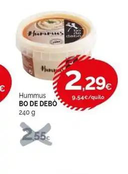 Condis BO DE DEBÒ Hummus oferta