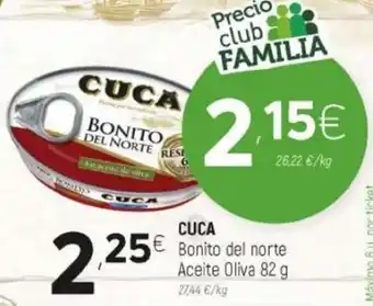 Coviran Cuca Bonito del Norte Aceite Oliva 82 g oferta