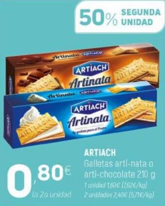 Coviran Artiach Galletas Arti-Nata O Arti-Chocolate 210 g oferta