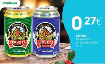 Coviran Coviran Cerveza Con O Sin Alcohol Lata 33 cl oferta