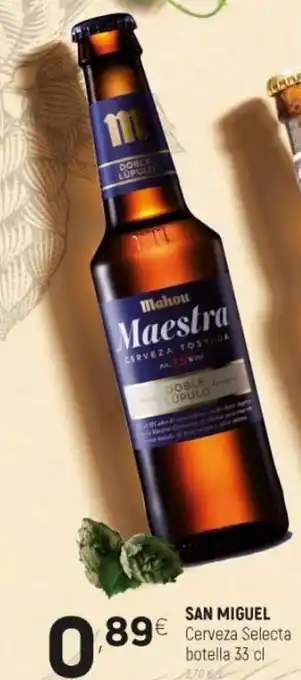 Coviran San Miguel Cerveza Selecta Botella 33 cl oferta