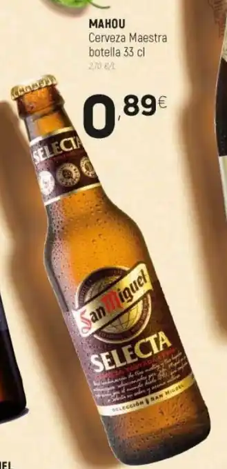 Coviran Mahou Cerveza Maestra Botella 33 cl oferta