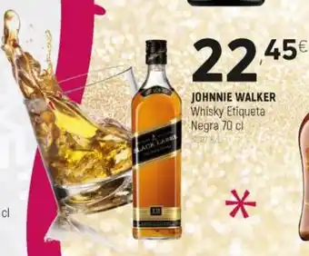 Coviran Johnnie Walker Whisky Etiqueta Negra 70 cl oferta
