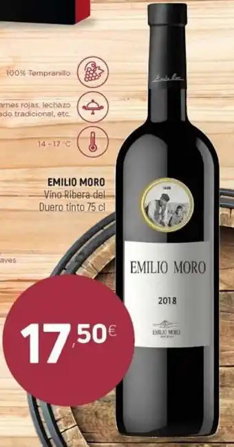 Coviran Emilio Moro Vino Ribera Del Duero Tinto 75 cl oferta