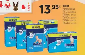 Coviran Dodot Paña Etapas T2-72 u. , T3-66 u., T4-62 u., T5-56 u., T6-48 u. oferta