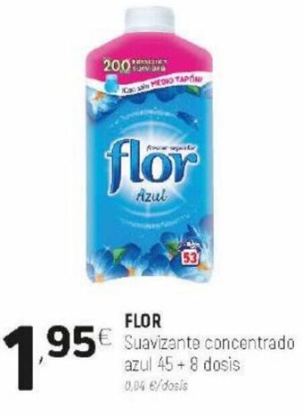 Coviran Flor Suavizante Concentrado Azul 45 + 8 dosis oferta