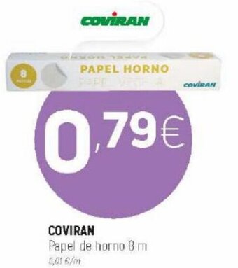 Coviran Coviran Papel de Horno 8 m oferta