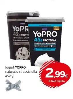 Condis YOPRO Iogurt natural o stracciatella oferta