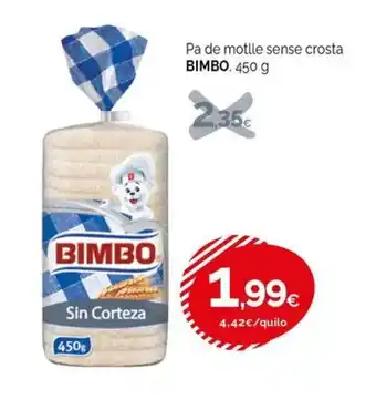 Condis BIMBO Pa de motlle sense crosta oferta