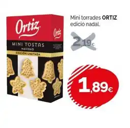 Condis ORTIZ Mini torrades edició nadal, oferta