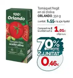 Condis ORLANDO Tomate frito aceite oliva oferta