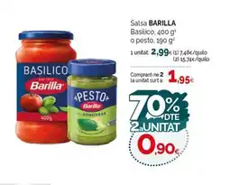 Condis BARILLA Salsa Basilico oferta