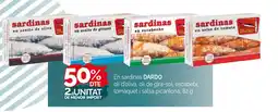 Condis DARDO En sardines oli d'oliva, oli de gira-sol, escabetx, tomàquet i salsa picantona oferta
