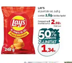 Condis LAY'S al punt de sal oferta