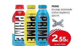 Condis PRIME ice pop, lemonade o blue raspberry oferta
