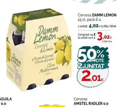 Condis DAMM LEMON Cerveza oferta