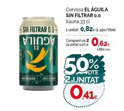 Condis EL ÁGUILA SIN FILTRAR 0.0 Cervesa oferta