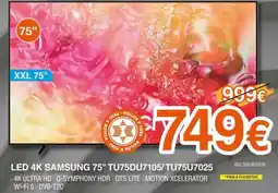 Expert SAMSUNG Led 4k 75" tu75du7105/tu75u7025 oferta