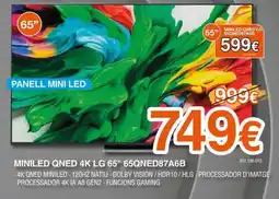 Expert LG Miniled qned 4k 65" 65qned87a6b oferta
