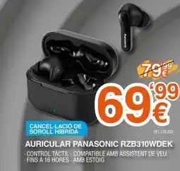 Expert PANASONIC Auricular rzb310wdek oferta