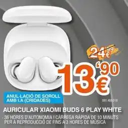 Expert XIAOMI Auricular buds 6 play white oferta