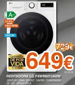 Expert LG Rentadora f4wr6013a0w oferta