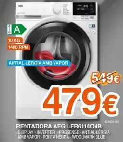 Expert AEG Rentadora lfr611404b oferta