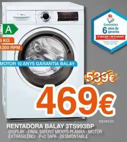 Expert BALAY Rentadora 3ts993bp oferta