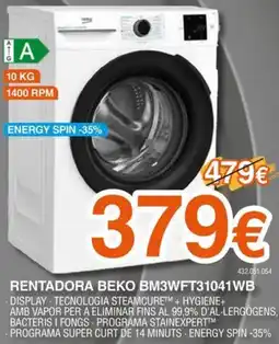 Expert BEKO Rentadora bm3wft31041wb oferta