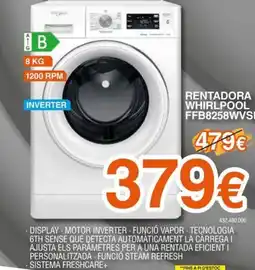 Expert WHIRLPOOL Rentadora ffb8258wvsp oferta