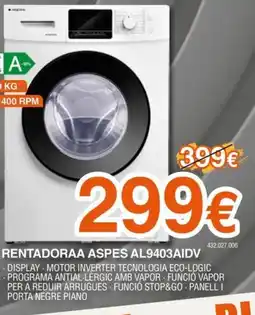 Expert ASPES Rentadoraa al9403aidv oferta