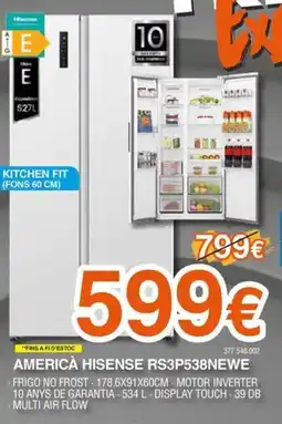 Expert HISENSE Americà rs3p538newe oferta