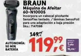 Worten Braun Máquina De Afeitar 60-n10000s oferta