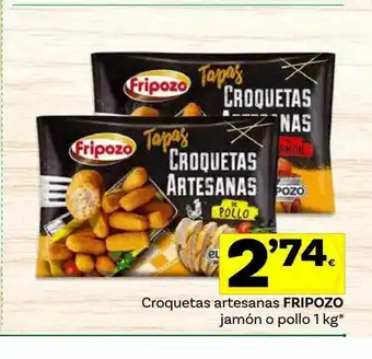 Supermercados Dani Croquetas Artesanans Fripozo Jamón O Pollo oferta