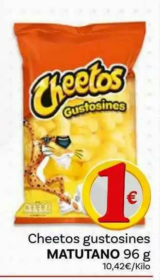 Supermercados Dani Cheetos Gustosines Matutano oferta