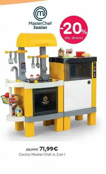 ToysRus -20% Dto. Directo Cocina Master Chef Jr. 2 En 1 oferta