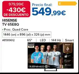 Costco HISENSE TV 65E8Q oferta