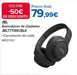 Costco JBL Auriculares de diadema JBLT770NCBLK oferta