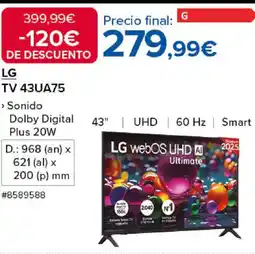 Costco LG TV 43UA75 oferta
