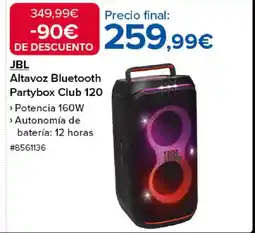 Costco JBL Altavoz Bluetooth Partybox Club 120 oferta