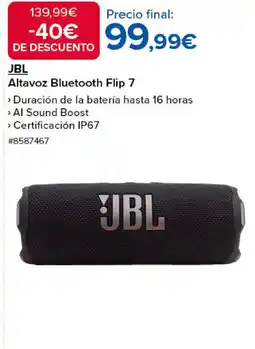 Costco JBL Altavoz Bluetooth Flip 7 oferta