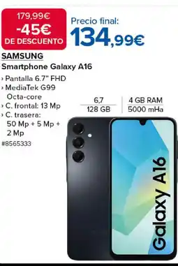 Costco SAMSUNG Smartphone Galaxy A16 oferta