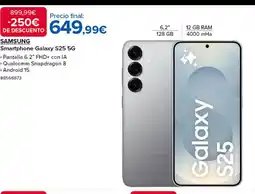 Costco SAMSUNG Smartphone Galaxy S25 5G oferta