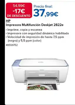 Costco HP Impresora Multifunción Deskjet 2822e oferta