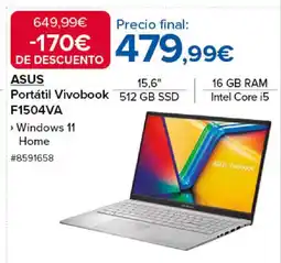 Costco ASUS Portátil Vivobook F1504VA oferta