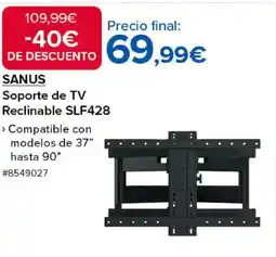 Costco SANUS Soporte de TV Reclinable SLF428 oferta