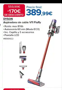 Costco DYSON Aspiradora sin cable V11 Fluffy oferta
