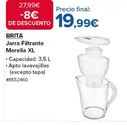 Costco BRITA Jarra Filtrante Marella XL oferta
