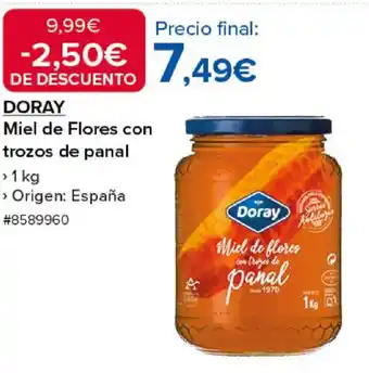 Costco DORAY Miel de Flores con trozos de panal oferta