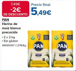 Costco PAN Harina de maiz blanco precocida oferta